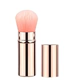 Retractable Kabuki Makeup Brushes, Travel Face Blush Brush, Highlighter Flawless Portable Powder Bru
