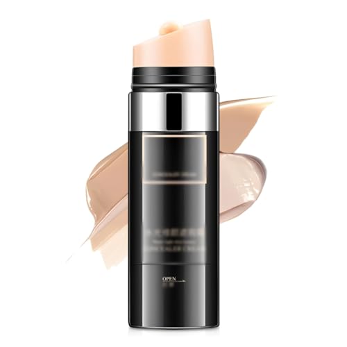 Reccisokz Cc Cream, Para Ocultar Imperfecciones, Acné E Irregularidades Del Cutis, Barra Correctora Con Punta De Esponja ExtraíBle, Maquillaje De Larga DuracióN (Color Natural)