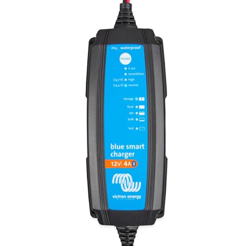Victron Energy Blue Smart IP65 12-Volt 4 amp 230V Chargeur de Batterie, Bluetooth (CEE 7/17)