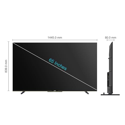 Image of Philips 164 cm (65 inches) 4K Ultra HD QLED Smart QD-Mini LED Google TV 65MLED610 /94