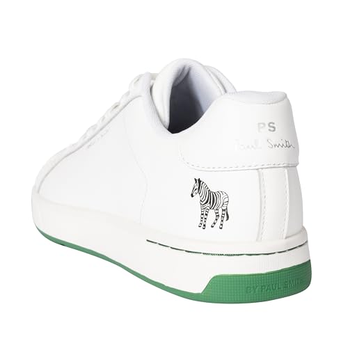 Paul Smith Men's Leather 'Albany' Sneakers with Green Soles3