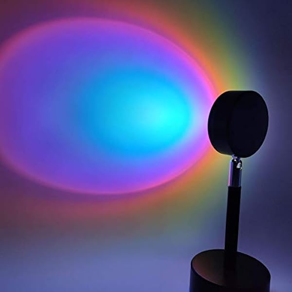 Regenboog Tafellamp Regenboog Projectielamp Led Licht Romantisch Nachtlampje Projector Voor Feestslaapkamer Decor Foto'S Maken Live-Uitzending