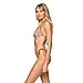 L*Space Levy Bikini Bottom for Women, Bitsy Coverage, Low Rise Bottom, Adjustable Side Tie, Featuring Color Block Fabric, Brown Sugar, M