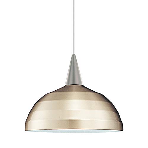 WAC Lighting PLD-F4-404BN/BN Felis 1 Light Canopy Pendant, Halogen Lamp, Brushed Nickel/Brushed Nickel WAC Lighting PLD-F4-404BN/BN Felis 1 Light Canopy Pendant, Halogen Lamp, Brushed Nickel/Brushed Nickel