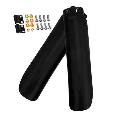 Mobestech Protector De Amortiguador De Motocicleta Martillo para Paneles De Yeso Rodamientos Adhesivos Cubierta Decorativa para Cuatrimoto Cubierta del Zócalo del Interruptor Aleación Black