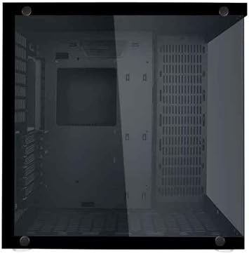 1st Player Steampunk SP8 - Gaming Case - Panoramic Tempered Glass - Dual Chamber - RGB Front Panel - USB 3.0 - Mid Tower ATX - Black
