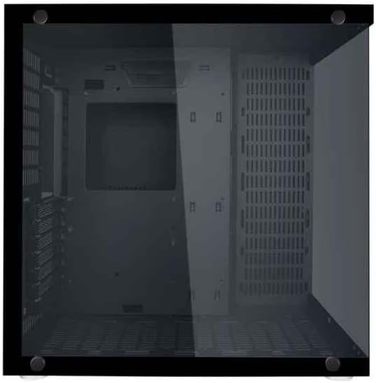 1st Player Steampunk SP8 - Gaming Case - Panoramic Tempered Glass - Dual Chamber - RGB Front Panel - USB 3.0 - Mid Tower ATX - Black