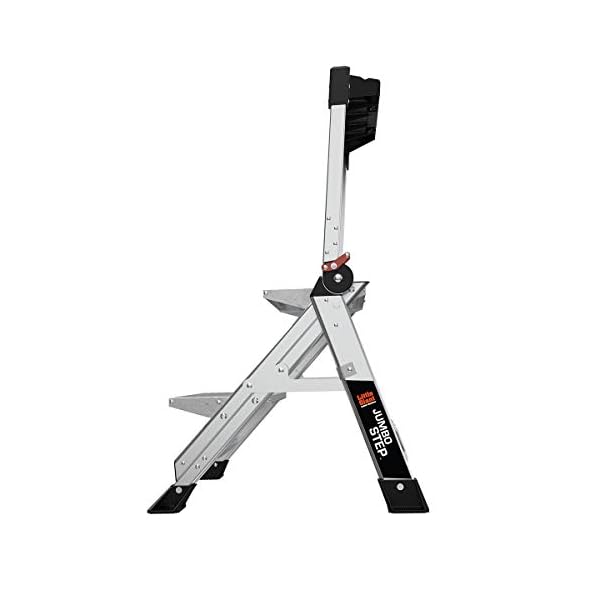 Little Giant Ladders 11902 Jumbo mit 2 Stufen, aluminiumfarben, 2 Step – Bild 3