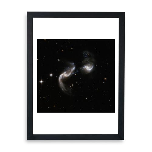 Affiche encadrée Hubble Arp 256 Spiffing Prints élégante pour salon