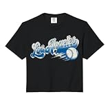 Los Angeles Baseball | Kike Hernandez Player | MLBKHECIT1 Comfort Colors Crop Top