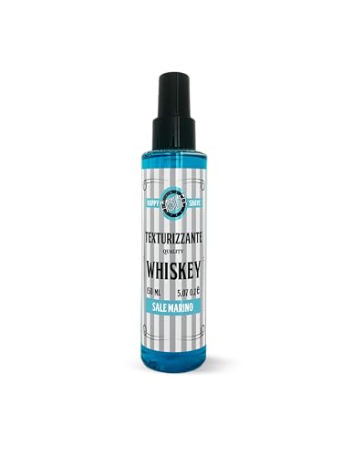 HAPPY HOUR - TEXTURIZZANTE SPRAY - Texture Opaca - Tenuta Forte per Capelli - Modellante - Con Sale Marino - Sea Salt - Professionale - Effetto Matt - Volumizzante