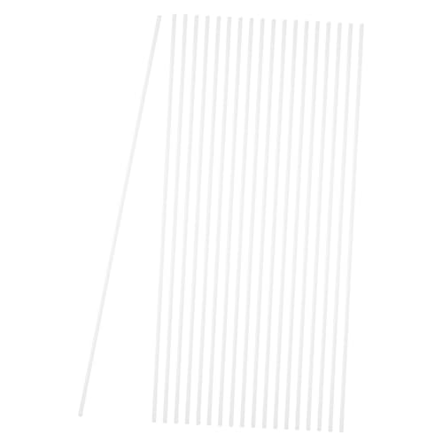 Gadpiparty 20 Stück Teiliges Abs Hohles Vierkantrohr Vielseitiges DIY Rohrmaterial für Modellbau Architektonische Sandtischprojekte Leichtes Stangenvierkant mit Hohlem Design zur