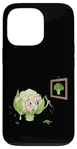 Funny Cauliflower And Broccoli Vegetable Humor Art Painter Case for