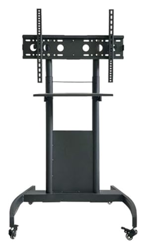 Soporte móvil para TV con ruedas y estante ajustable