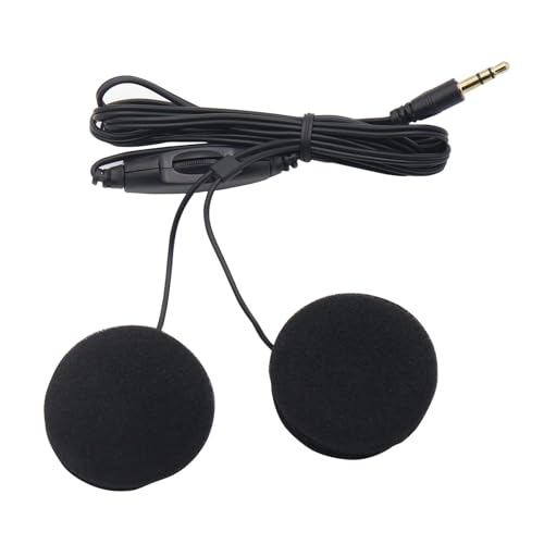 Lily Brown Headset Helmet Speaker in-Helmet Earbuds with Mic Convenient Connectivities Plastic for & Riders Ridings Companion Helmet Speaker Helmet Communication System Motorbike Helmet