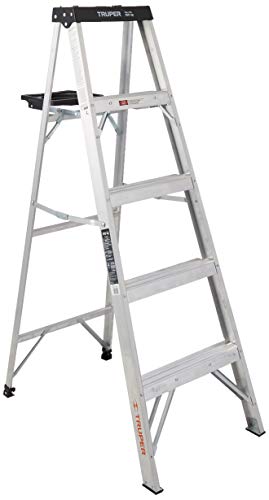 Truper 16742 / EST-34 - Step Ladders, 200 Lb Load Capacity w/Sturdy Pail Shelf