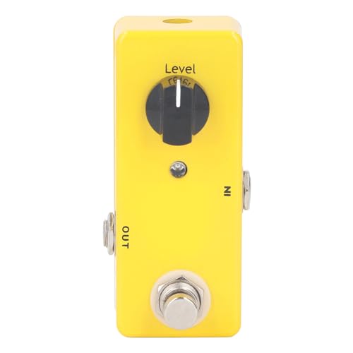 Pédale d'effet de guitare booster en aluminium pour ne plus manquer de puissance en solo