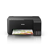 Epson EcoTank ET?L3150, Stampante Multifunzione Inkjet 3-in-1, Stampa, Scansione, Copia, Formato A4, A5, A6, B5, Capacità Cassetto Carta 100 Fogli, Vassoio Uscita Carta 30 Fogli, Wi-Fi, Nero