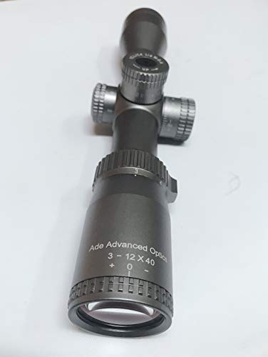 Grey Diamond Titanium 3-12X40 Rifle Scope With 30Mm Tube And Mounting Rings #TOP1