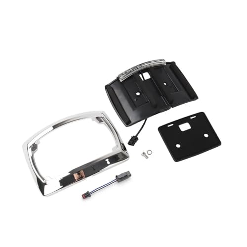 Plaque d'immatriculation arrière moto lumineuse anti-vibrations Road Glide
