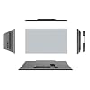 43inch Bathroom Mirror TV with LED Light, 4K Ultra HD Modern Vanity Mirror Smart TV, Built-in Speakers,Wi-Fi & Bluetooth, Voice Control,2026 Model (Android TV System)