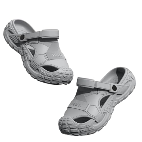 Pantoufles clogs respirants pour hommes sandales légères orteils fermés - 2