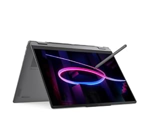 Lenovo Yoga 16" WUXGA OLED 2-in-1 Laptop | Intel Core Ultra 7 355 | 16GB DDR5 RAM | 512GB SSD | Touchscreen | Wi-Fi | Backlit KB | Windows 11 Home, Grey (83TE000JUK)