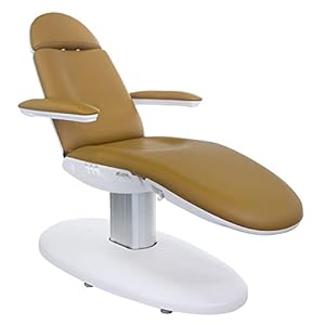 SKINACT Venus Camel Orange Electric Medical Spa Treatment Table/Chair with Free Hand Remote Control