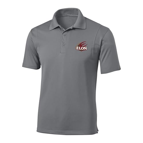 Polo para Hombre NCAA College - Logo Atlético Bordado Oficial, Polo de Golf Micro Pique con Control de Humedad, UPF 50 miniatura 1