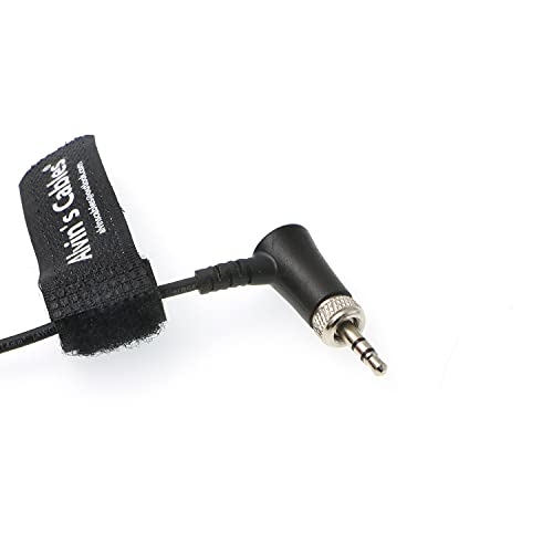 Cable de audio para Sennheiser EK 2000 XLR a locking 3.5mm TRS balanceado en ángulo recto 4