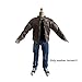 1/12 Action Figure Clothes,Leather Jacket for 6 inch Male Action Figures,6 inch Male Jackets. (Old Crafted Design-Brown)