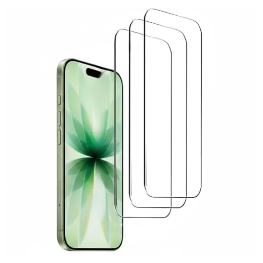 3 Pack Screen Protector for iPhone 17 Pro Max [6.9 inch] with Installation Frame, Tempered Glass, Sensor Protection, Dynamic Island Compatible, Case Friendly