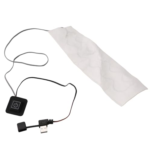 Quystetes Bufanda Invierno Calentada por USB para Hombres y Mujeres, Almohadilla Calefactora para Chal, Almohadilla Calefactora para Ropa USB con 3 Velocidades Ajustables EstáNdar