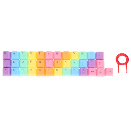 Teclas para teclado mecánico de 37 piezas en ABS resistente al desgaste y diseño colorido