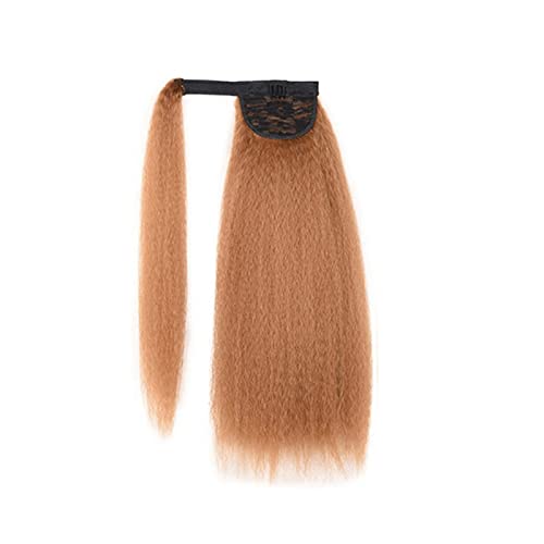 Perruque pony tail extension cheveux avec pince clip longue queue de cheval droite pour femme F