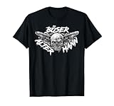 Böser Alter Mann Skull Fun - Figura decorativa para hombre Camiseta