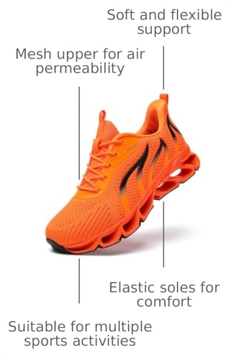 Image of SKDOIUL Sport Running Shoes for Mens Mesh Breathable Trail Runners Fashion Sneakers