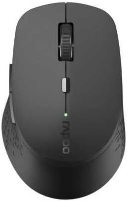 RAPOOSilent Wireless Mouse 1600 Dpi Sensor For Right-Handed Pc & Mac, Dark Grey, M300