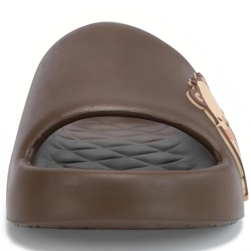 Image of Men's and Women's Capybara Slides,Cute Capybara Slippers for Indoor Outdoor,Non Slip Quick Drying Shower Shoes,Comfort Cloud Slides Sandals