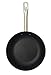 IMUSA USA S Light Cast Iron Pre-Seasoned Non-Stick Saute Pan with Stainless Steel Handle 11-Inch, Black
