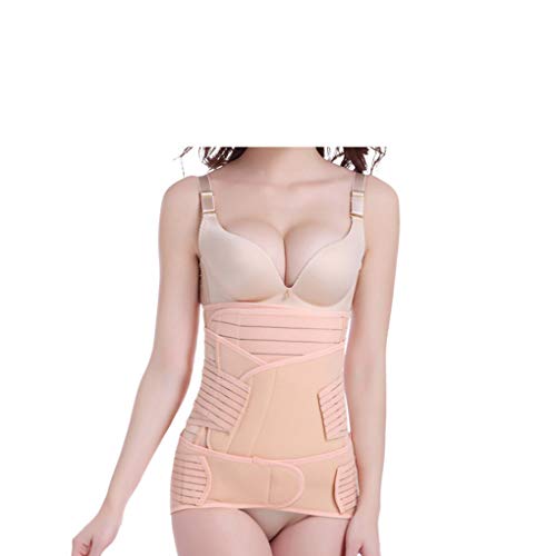 Preisvergleich Produktbild GOWINEU Weiblicher Bund Body Sculpting Gürtel Atmungsaktiver Bauchgurt Body Trainer Postpartum Shapewear
