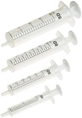 Becton Dickinson (BD) Discardit II - Two Piece Disposable Syringe with Needle | 24 G | 1 INCH | 2 ML | Purple | Easy penetration | 300844/300068 | Pack of 1, Box of 100