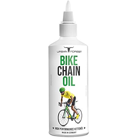 Kettenöl Fahrrad 100ml | Kettenöl Fahrradkette E-Bike für Fahrrad-Pflege | Kettenöl Ebike & Rennrad | Schmierfette für Fahrräder als Kettenfett Fahrrad | BIKE CHAIN OIL von URBAN FOREST Cover