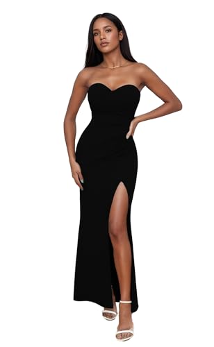 Image of LightlyKiss Women's Bodycon Wedding Guest Dress Formal Cocktail Party Evening Gown