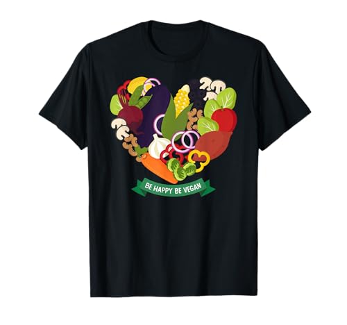 Vegetables Veganism veggies Food Plant Be happy be vegan Camiseta