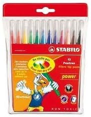 STABILO Power Felt Tip Pens Swan Power 12 pen pack