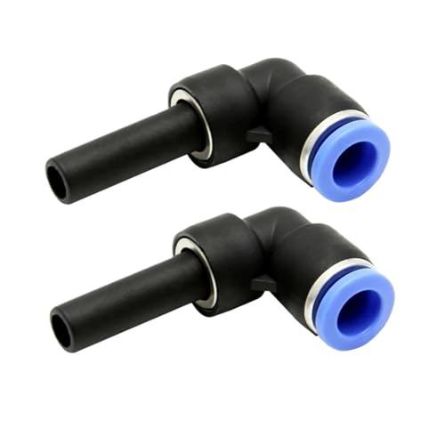 Raccord rapide pneumatique PLJ1-2 connecteur coude tubulaire