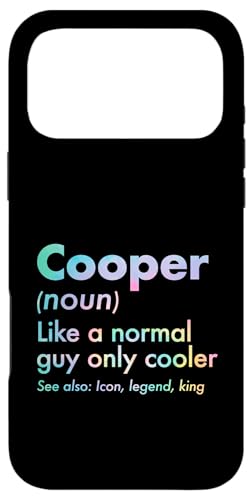 Cooper Like A Normal Guy Only Cooler Legend King �t�@�[�X�g�l�[�� �X�}�z�P�[�X iPhone 17 Pro Max �p