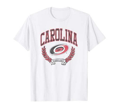 Carolina Hurricanes Vintage Victory White Licensed T-Shirt