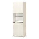 白井産業 [日本製] 壁面収納 扉・デスク付き壁面キャビネット 本棚 豊富なバリエーションで組み合わせ自由自在 耐震ラッチ装備 配線穴あり 壁面ぴったり設置 隙間収納 幅60×奥行41.6×高さ180cm ホワイト木目調 POR-1860DESKWH ポルターレ・リビング